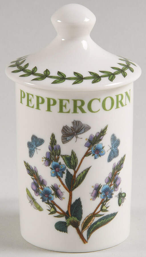 Botanic Garden Peppercorn Spice Jar & Lid by Portmeirion-1