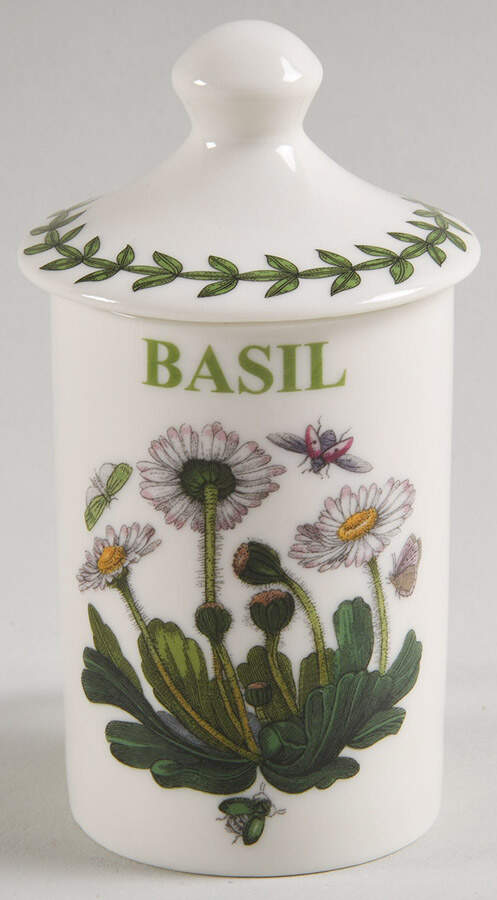 Botanic Garden Basil Spice Jar & Lid by Portmeirion-1