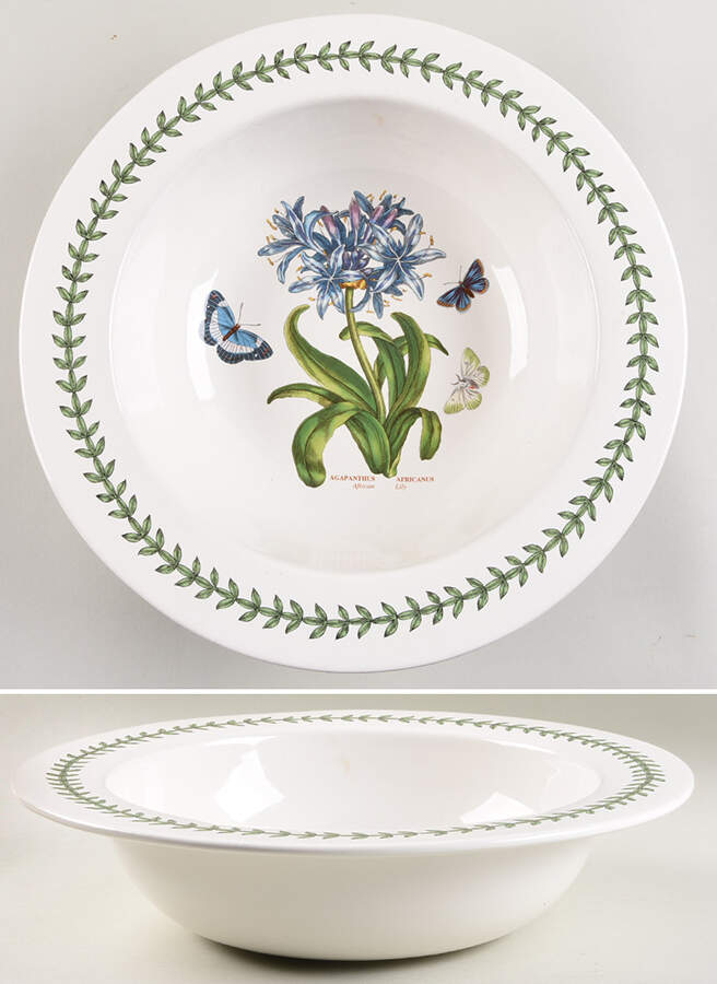 Botanic Garden 12" Pasta Serving Bowl by Portmeirion-1