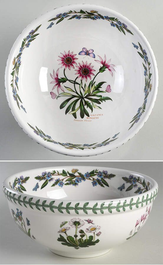Botanic Garden 9" Salad Serving Bowl by Portmeirion-1