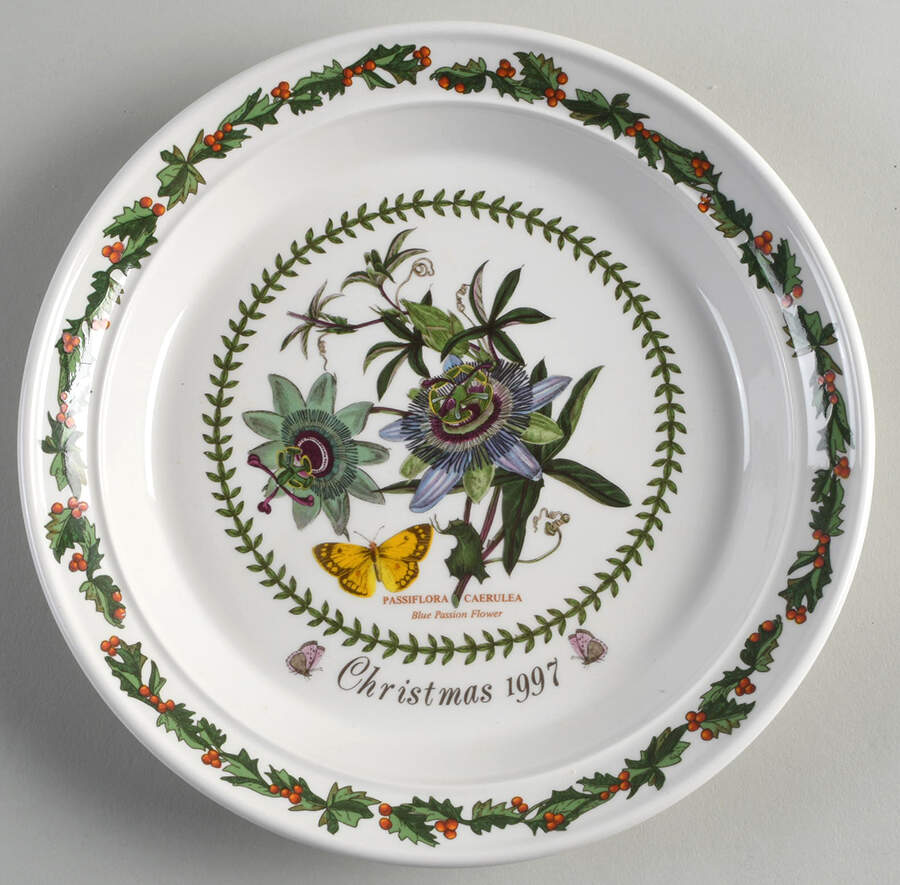 Botanic Garden 1997 Collector Plate by Portmeirion-1