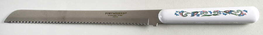 Botanic Garden Bread Knife W/Stainless Blade & Ceramic Handle by Portmeirion-1