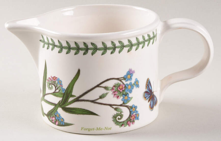 Botanic Garden Drum Shape 16 Oz Gravy Boat/Pitcher by Portmeirion-1