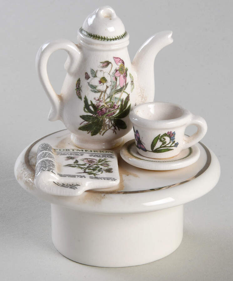 Botanic Garden Lid for Mini Figural Teapot by Portmeirion-1