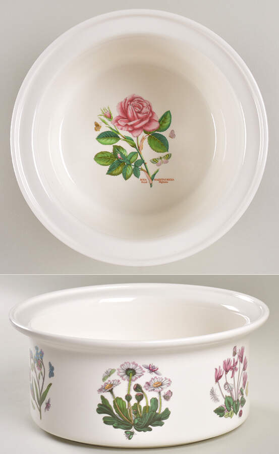 Botanic Garden 1.75 Qt Drum Round Casserole No Lid by Portmeirion-1