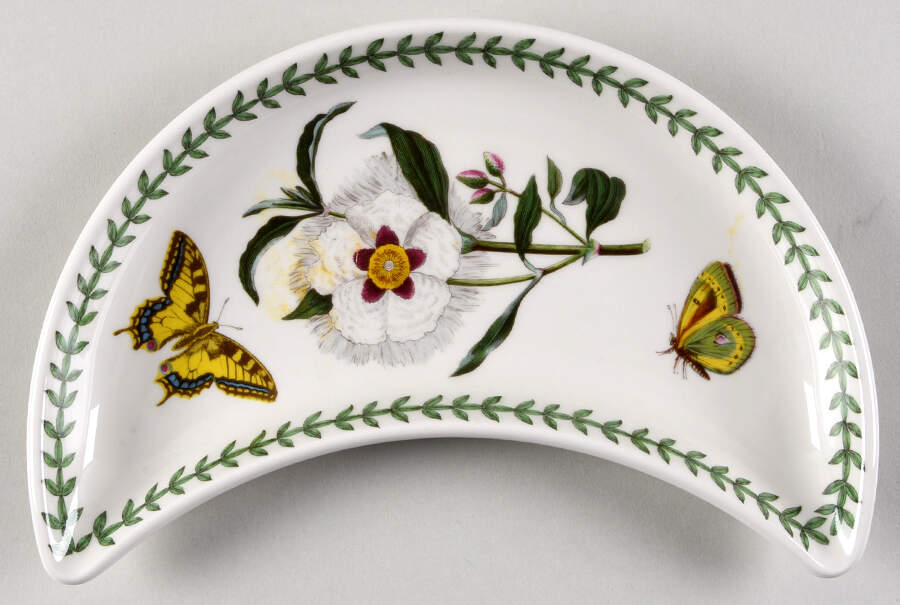 Botanic Garden Crescent Salad Plate by Portmeirion-1