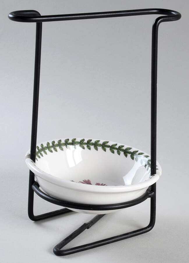 Botanic Garden 8"-8 1/4" Salad Serving Set/Utensil Holder  HC by Portmeirion-1