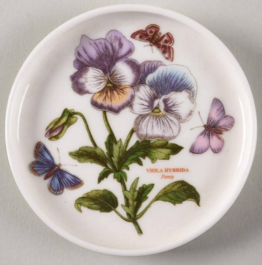 Botanic Garden Green Band Coaster (For Mug & Green Band Coaster Set) by Portmeirion-1