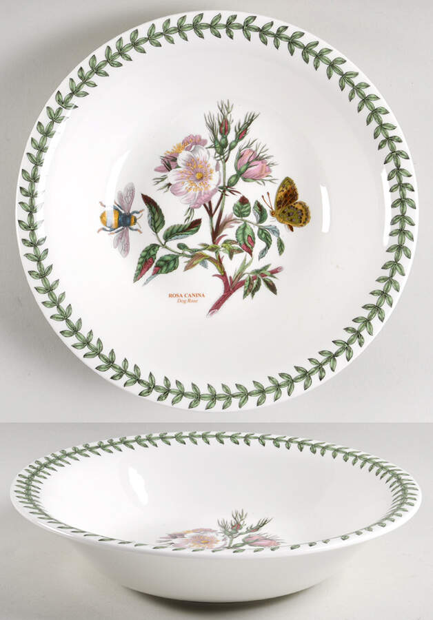 Botanic Garden 9" Flared Pasta Serving Bowl by Portmeirion-1