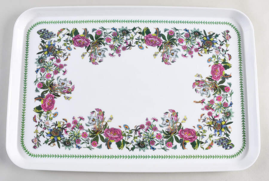 Botanic Garden 17" Rectangular Melamine Tray by Portmeirion-1