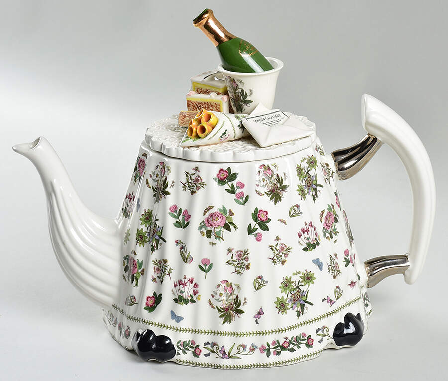 Botanic Garden Figural Teapot & Lid by Portmeirion-1
