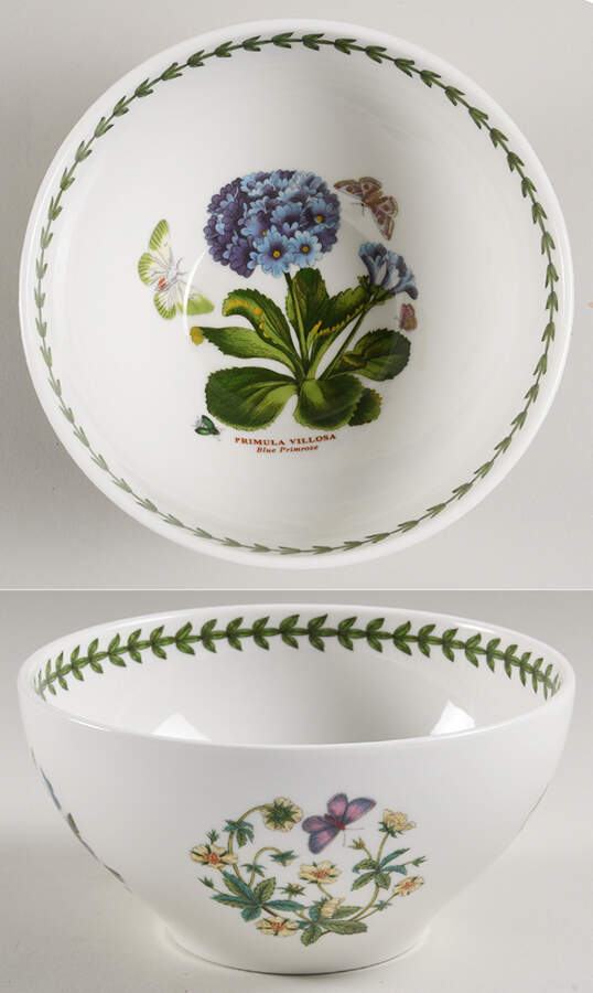 Botanic Garden 6 1/2" Stacking Bowl W/50th Anniversary Backstamp by Portmeirion-1
