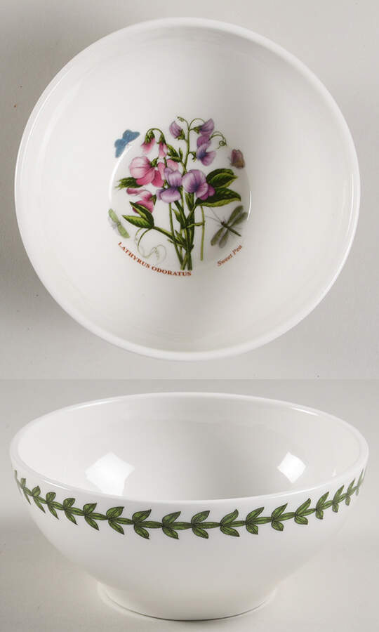 Botanic Garden 5 1/2" Stacking Bowl W/50th Anniversary Backstamp by Portmeirion-1