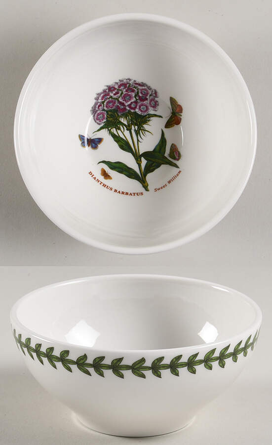 Botanic Garden 4 1/2" Stacking Bowl W/50th Anniversary Backstamp by Portmeirion-1