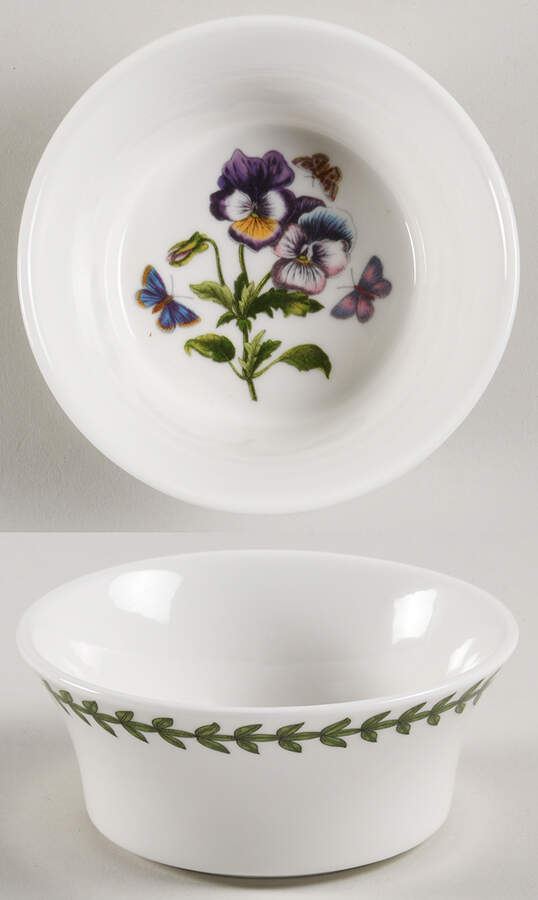 Botanic Garden 4" Stacking Bowl W/50th Anniversary Backstamp by Portmeirion-1