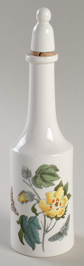 Botanic Garden Oil Or Vinegar Cruet and Stopper by Portmeirion-1