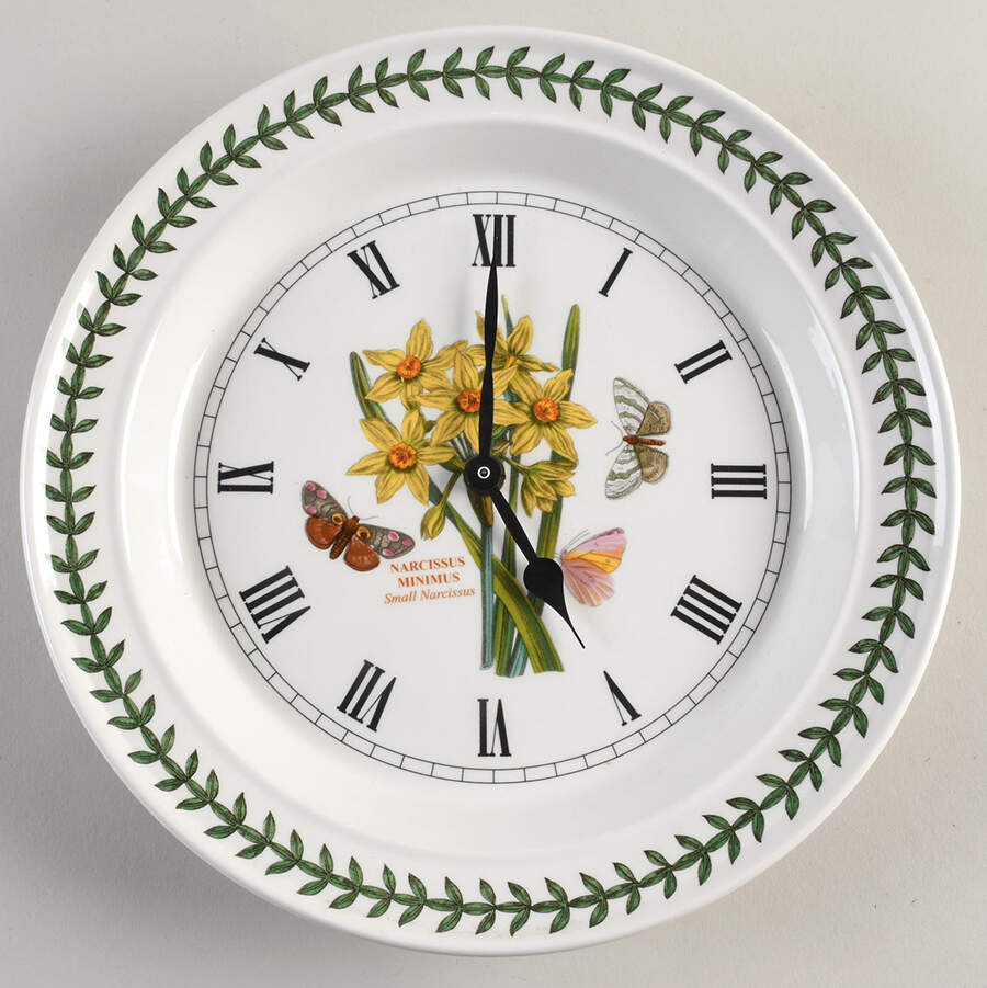 Botanic Garden Hanging Wall Clock by Portmeirion-1