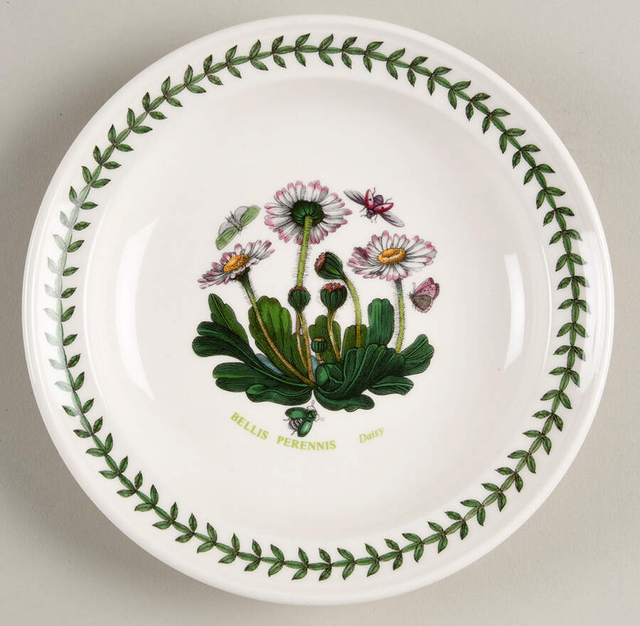 Botanic Garden Romantic Shape Bread & Butter Plate by Portmeirion-1