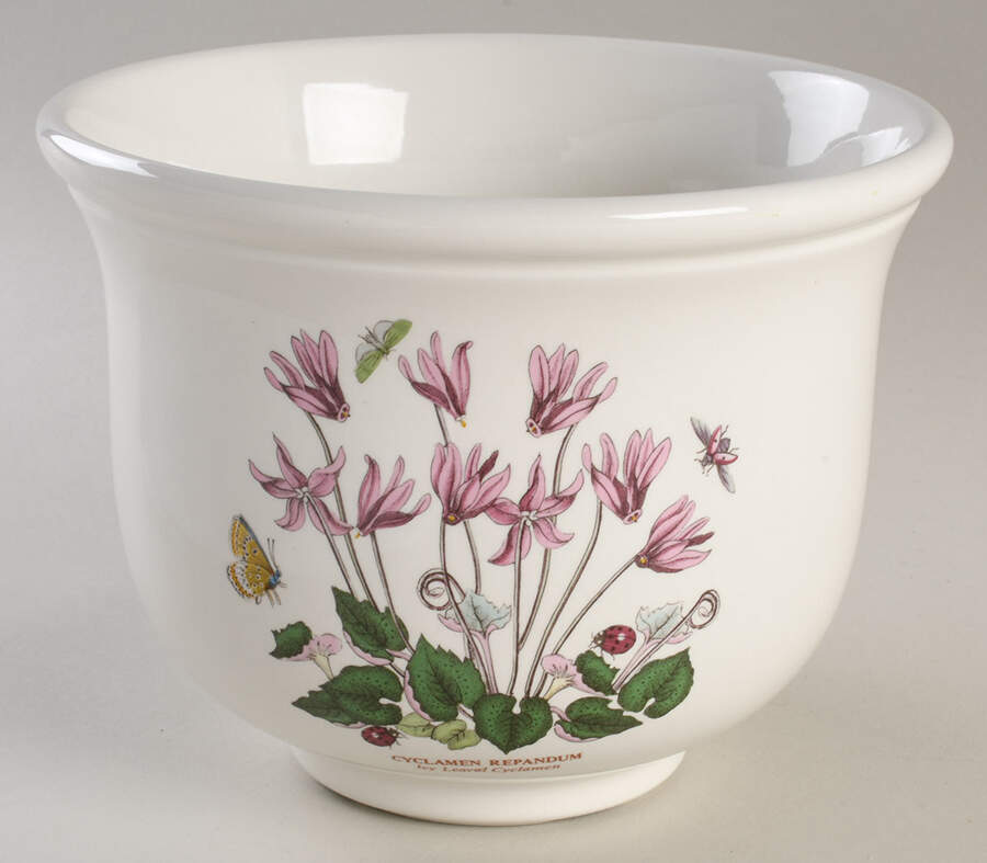 Botanic Garden 6" Flower Pot Flared No Laurel by Portmeirion-1