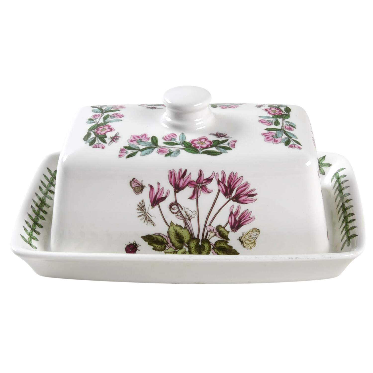 Botanic Garden Half Pound Covered Butter by Portmeirion-1