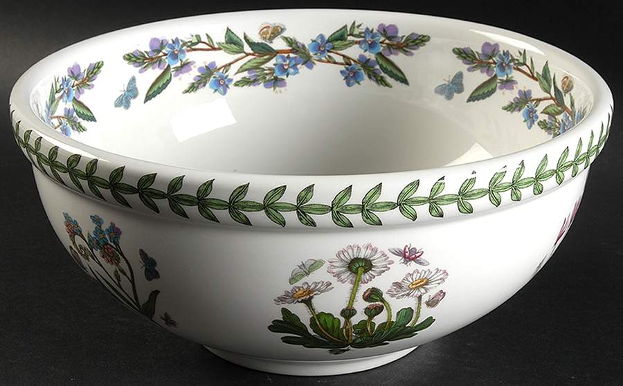 Botanic Garden 9" Salad Serving Bowl by Portmeirion-1