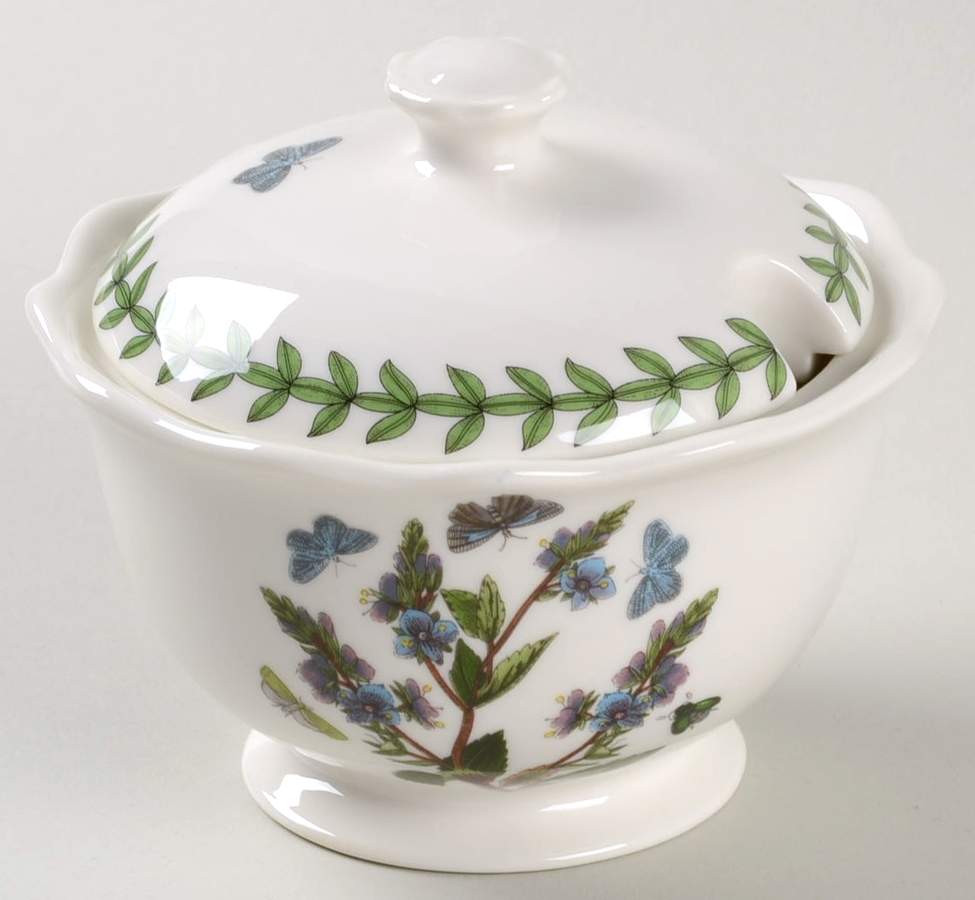 Botanic Garden Strawberry Basket-Sugar & Lid by Portmeirion-1