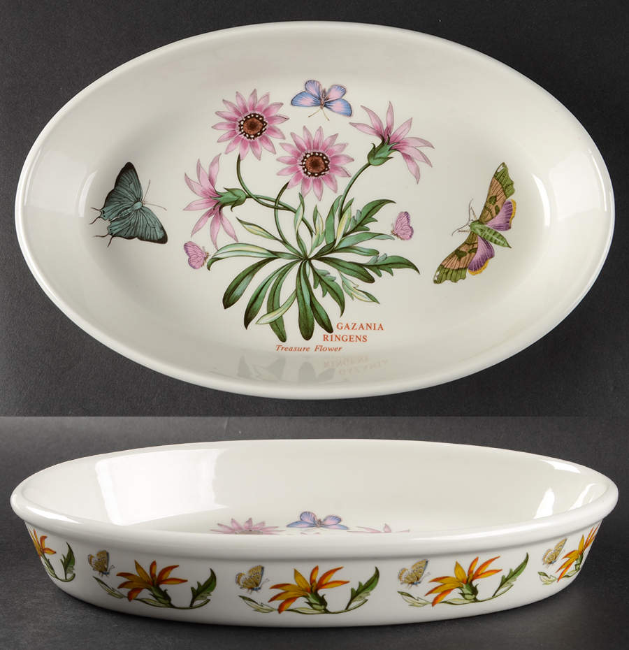 Botanic Garden 11" Oval Baker by Portmeirion-1
