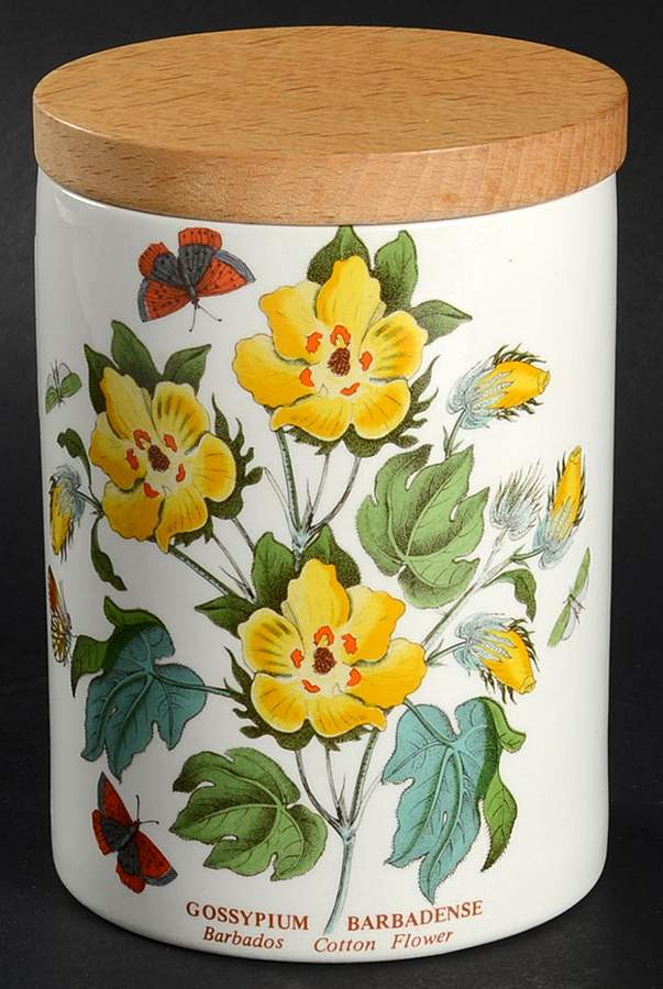 Botanic Garden 5" Storage Jar & Lid by Portmeirion-1