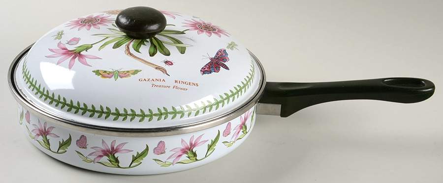 Botanic Garden 10" Metal Skillet & Metal Lid by Portmeirion-1