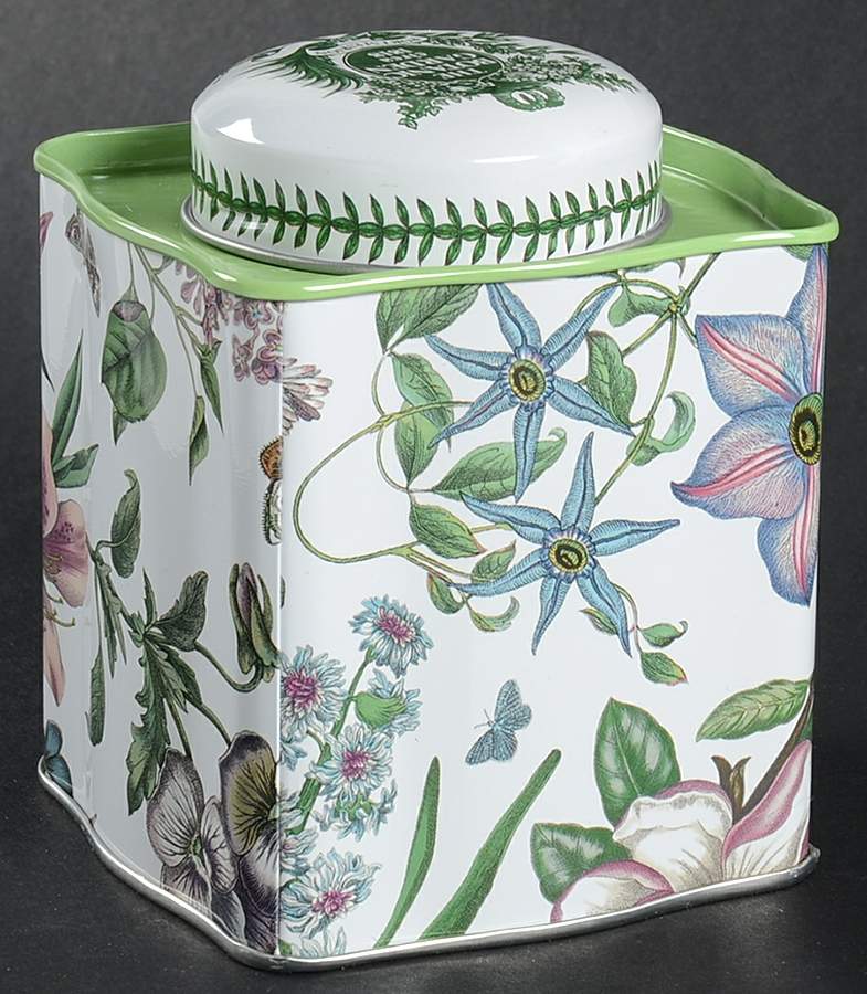 Botanic Garden Tin Tea Caddy & Lid by Portmeirion-1