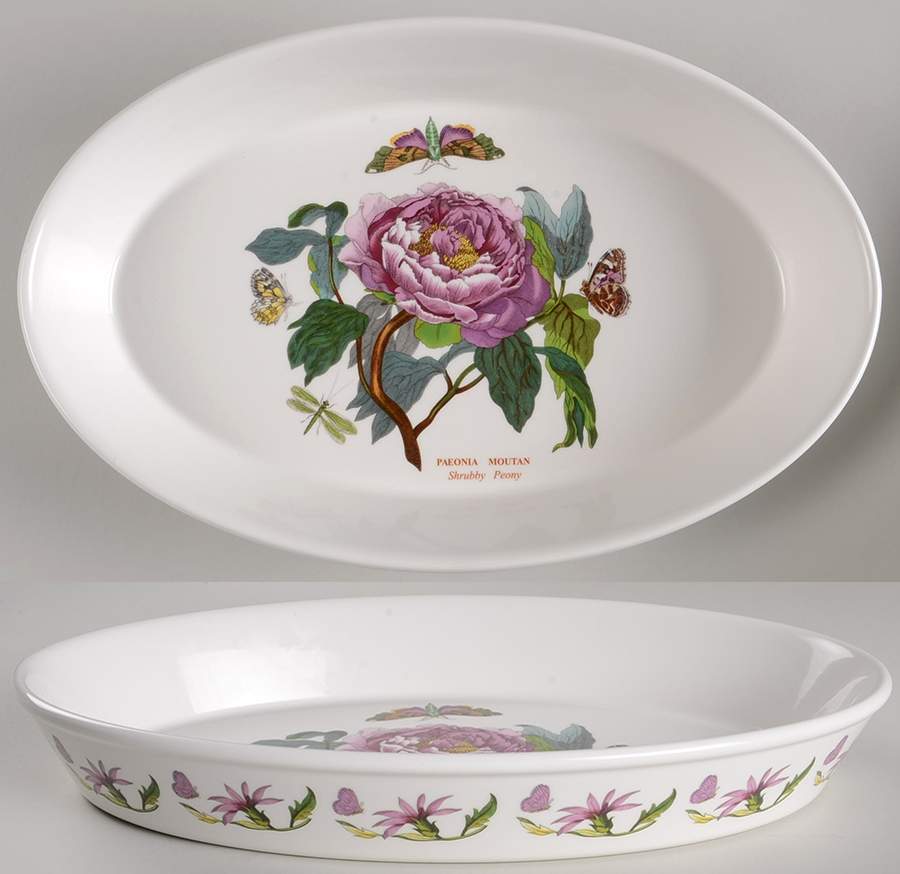 Botanic Garden 14" Oval Baker by Portmeirion-1