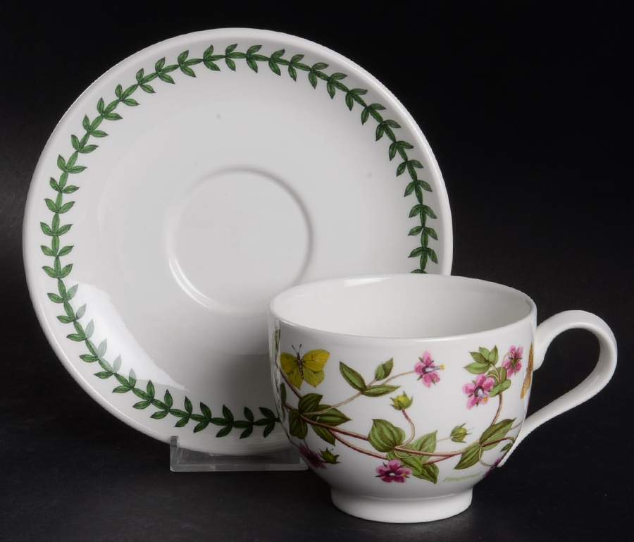 Botanic Garden 25th Anniversary Traditional Cup & Saucer by Portmeirion-1