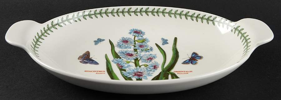 Botanic Garden 11" Oval Handled Baker by Portmeirion-1