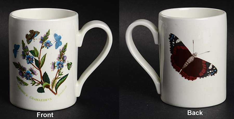 Botanic Garden 1972 Flower & Butterfly Mug by Portmeirion-1
