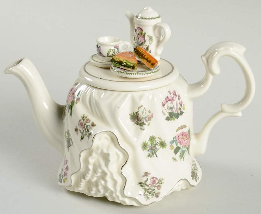 Botanic Garden Mini Figural Teapot & Lid by Portmeirion-1