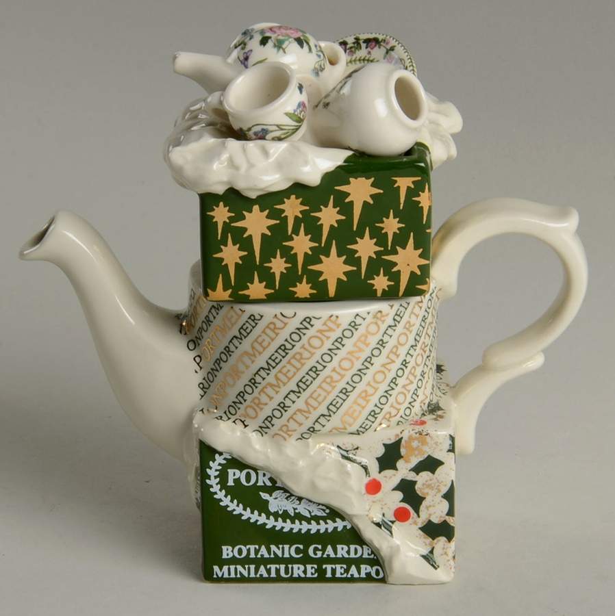 Botanic Garden Mini Figural Teapot & Lid by Portmeirion-1