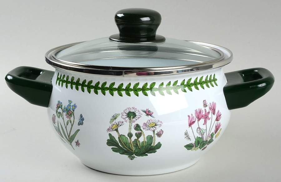 Botanic Garden 2 Qt Covered Casserole & Glass Lid by Portmeirion-1