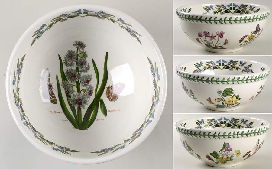 Botanic Garden 9" Salad Serving Bowl by Portmeirion-1
