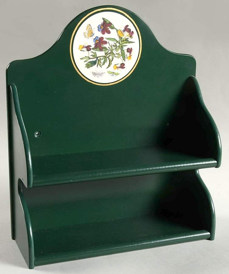 Botanic Garden Wood Spice Rack-Holds 6 3" Spice Jars by Portmeirion-1