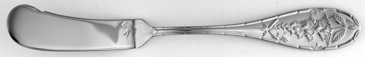 Botanic Garden Hollow Handle Butter Spreader-All Stainless by Portmeirion-1