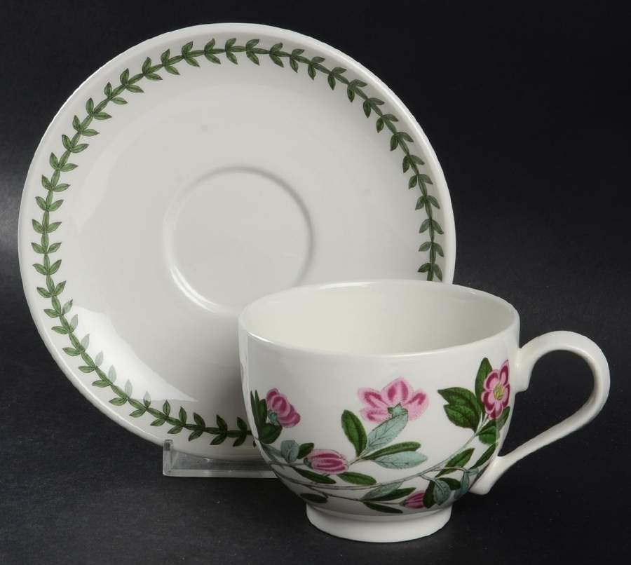 Botanic Garden 25th Anniversary Traditional Cup & Saucer by Portmeirion-1