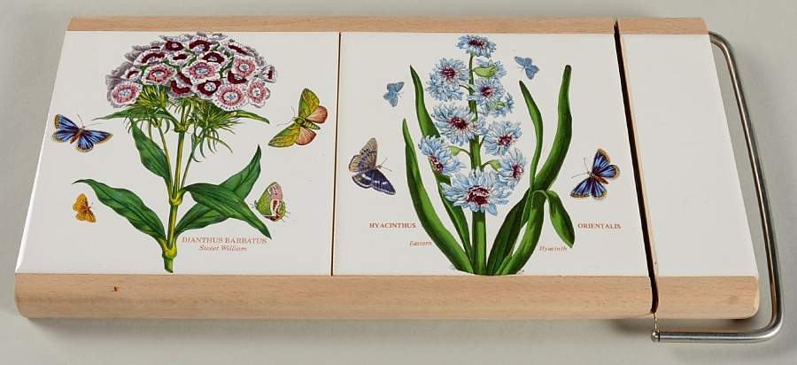 Botanic Garden Cheese Board (2 Tiles and Slicer) by Portmeirion-1