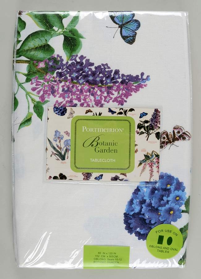Botanic Garden 60" X 120" Oblong Tablecloth by Portmeirion-1