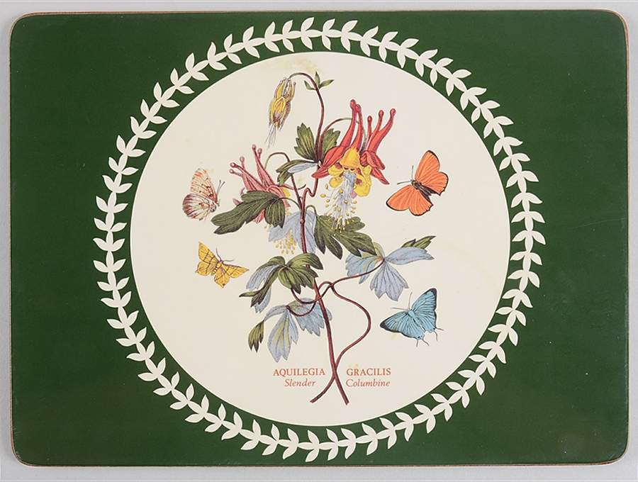 Botanic Garden 12" Rectangular Corkboard Placemat by Portmeirion-1
