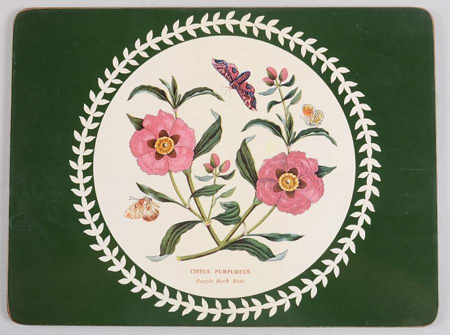 Botanic Garden 12" Rectangular Coarkboard Placemat by Portmeirion-1
