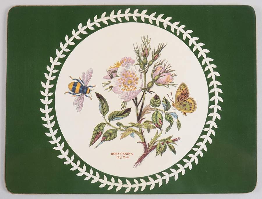 Botanic Garden 12" Rectangular Corkboard Placemat by Portmeirion-1