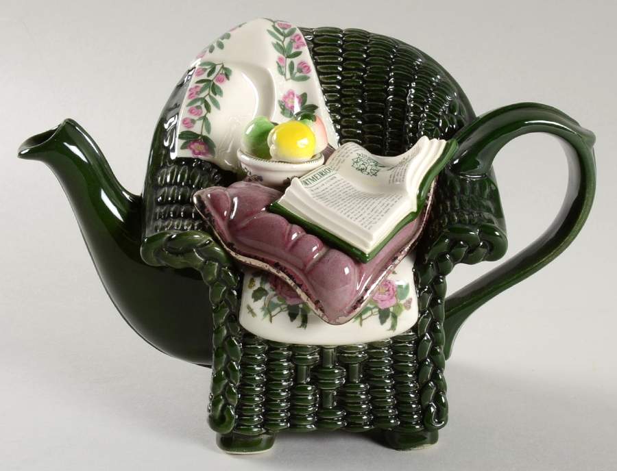 Botanic Garden Mini Figural Teapot & Lid by Portmeirion-1