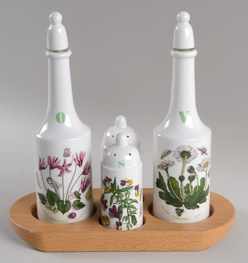 Botanic Garden (7 Piece) Condiment Set (SAP,VO,TRAC4) by Portmeirion-1