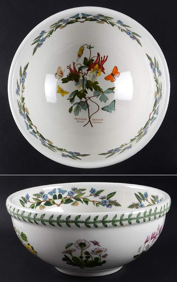 Botanic Garden 9" Salad Serving Bowl by Portmeirion-1