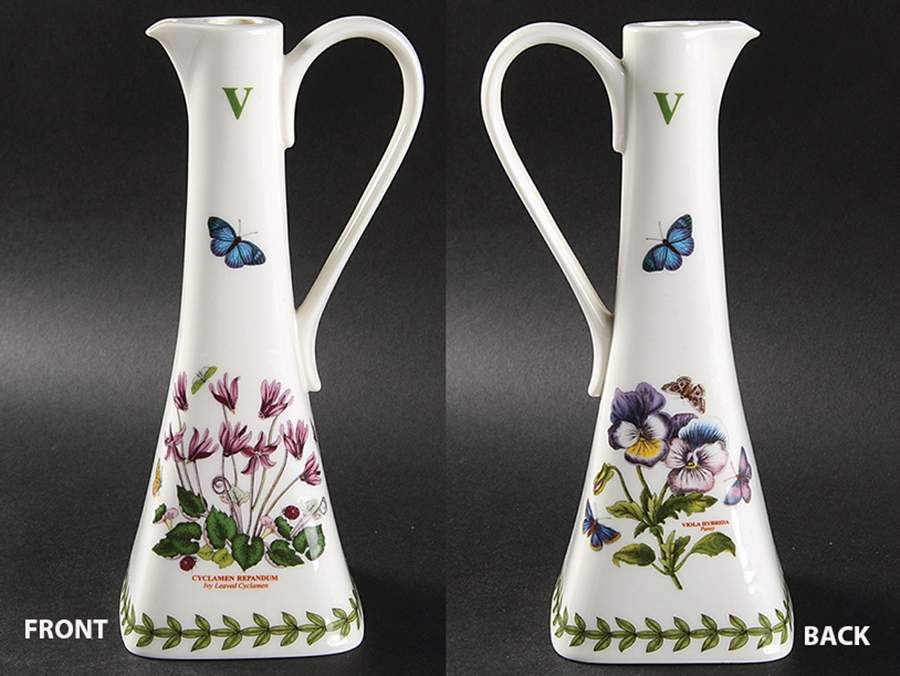 Botanic Garden Square Vinegar Cruet No Stopper by Portmeirion-1